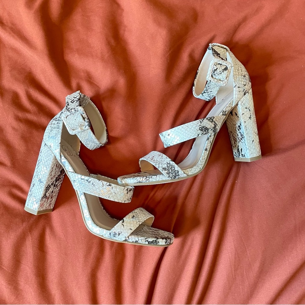 Snake Skin Heels